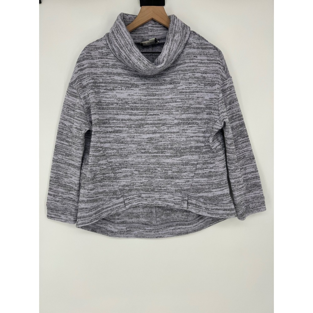Anthropologie Saturday Sunday Funnel Neck Space Dye Sweater Women's Size Small